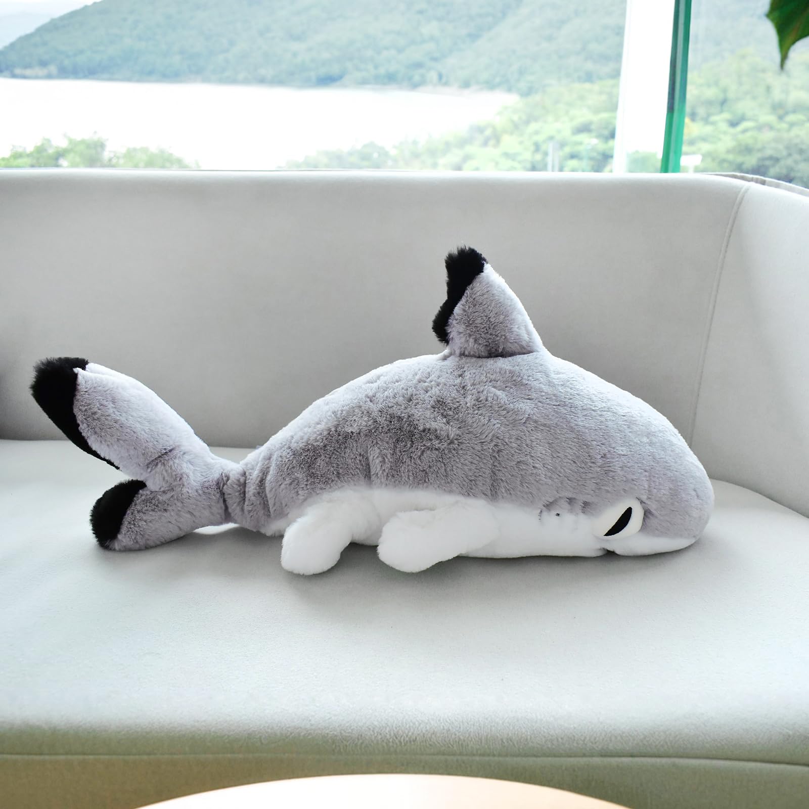 Amazon.co.jp: Sharkitty Yogin、19.6インチ サメの猫のぬいぐるみ